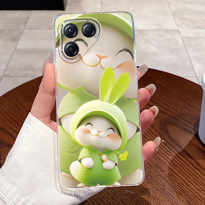 Aesthetic Luxury Soft Silicone Transparent TPU Phone Case Back Cover