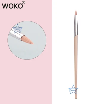 187 Pennello per correttore con punta a matita Pennello per correttore per eyeliner affusolato Sacchetti per eyeliner rosa Correttore Strumento per il trucco