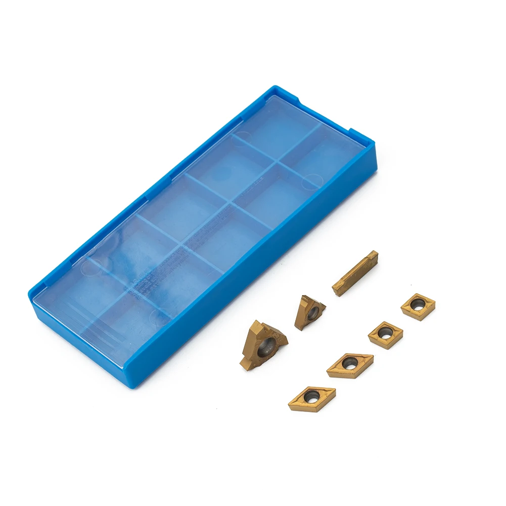 Inserts en carbure pour tour à tige, outils de tournage de barre d'alésage, CCMT060204, 11IR, 16ER, MGMN200, DCMT070204, 12mm, 7 pièces