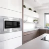 Microwave Oven Built-In 1200-Watts with 10 Power Levels Pre-Set Cooking Settings and Express Cook, Sensor and Speed Cooking and 2