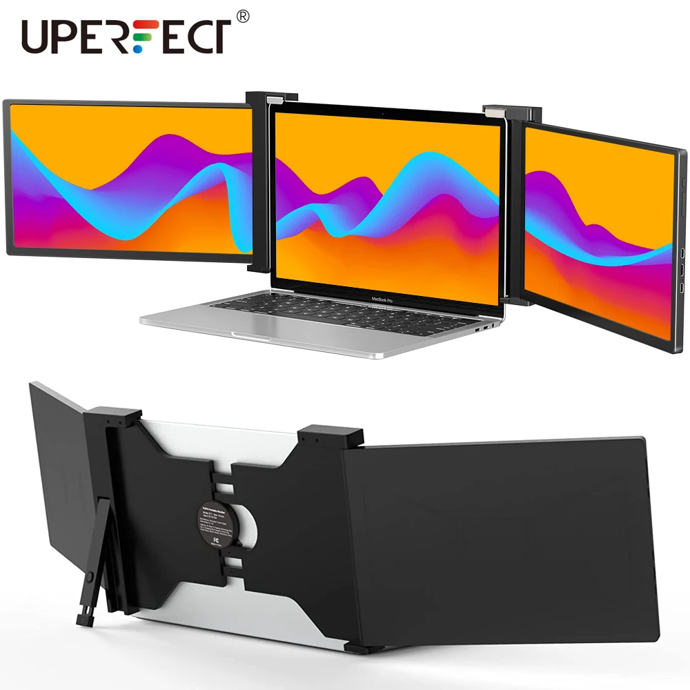 UPERFECTPortableMonitorforLaptop140FHDTripleMonitorScreen