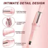 Electric Professional Negative Ion Hair Brush Fully Automatic Curling Comb with Lcd Temperature Display Hair Curling Tool Brush 2