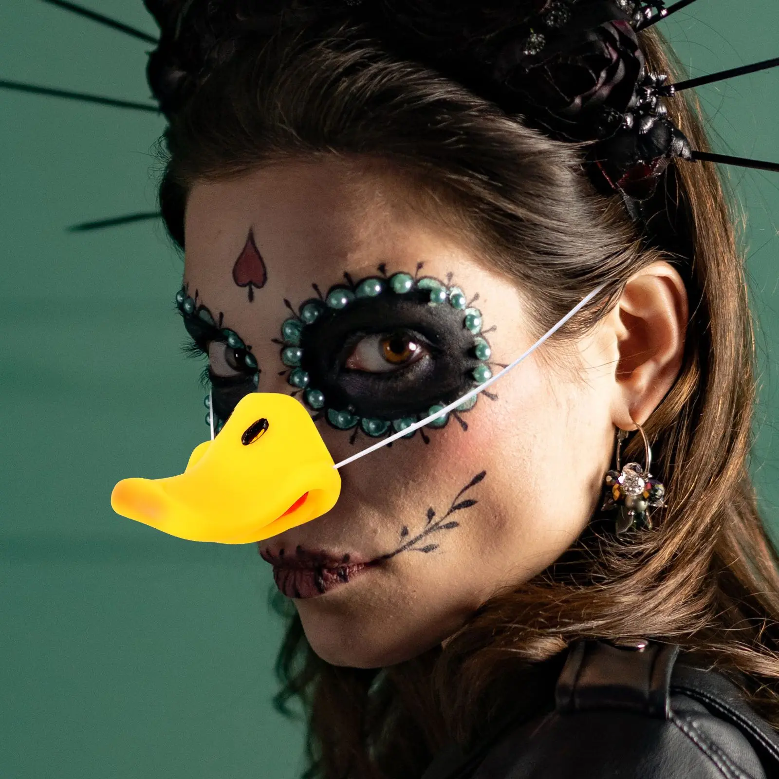 3 Pcs Duck Nose Cosplay Toy Mardi Gras Animal Kids Toys Pig Ears Small Portable Carnival Supply Compact Prop Replaceable Tail