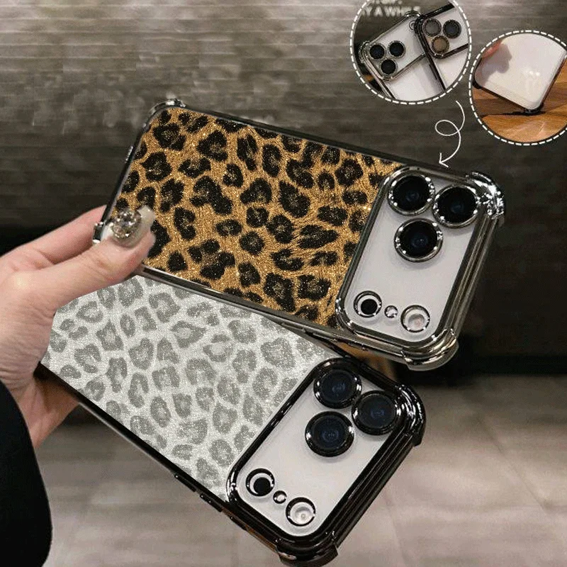 Luxury Leopard Print Phone Case Cover