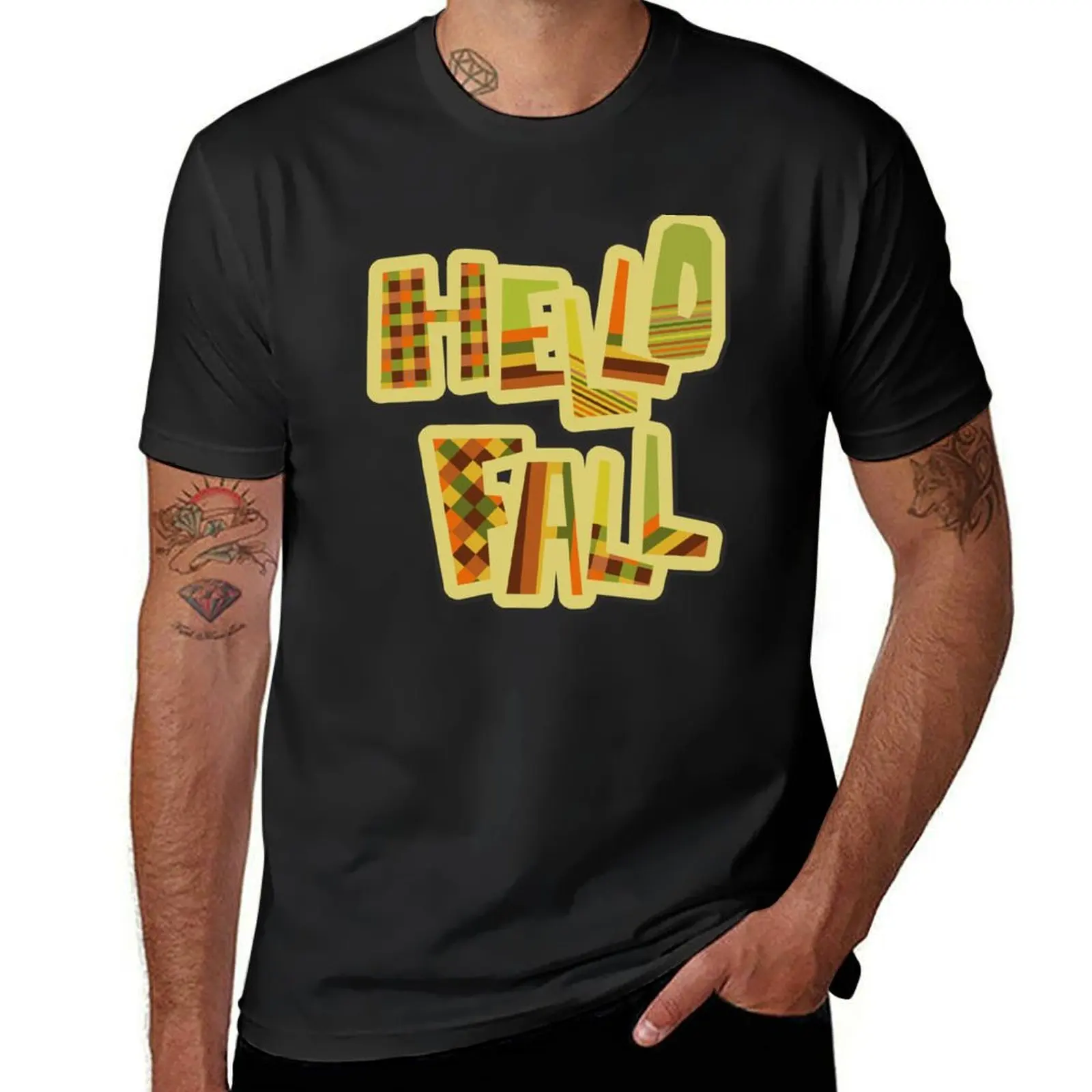 

Hello Fall T-Shirt vintage sports fans tees oversized t shirt men