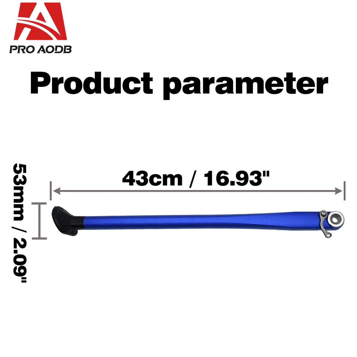 Durable Parking Side Stand Kickstand with Spring Kit