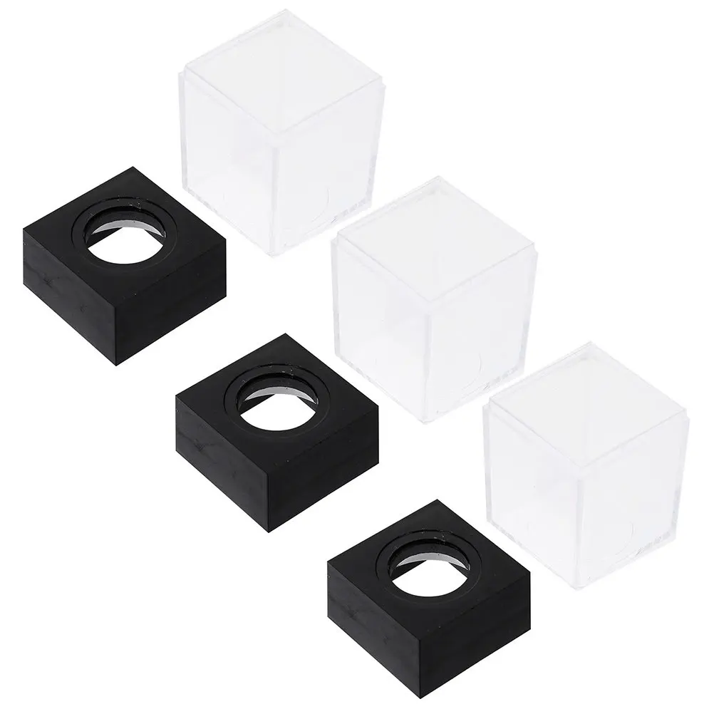 3Pcs 작은 물체 정리 상자 보관함 학교 사무실 홈 다기능 잡화 보관 상자 용 데스크탑 정리함