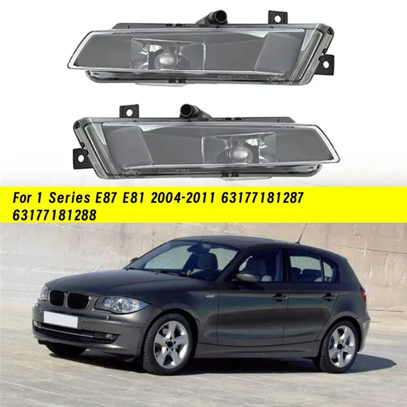 베터-1 프론트 범퍼 안개등 LED 주간 주행등 BMW 1 시리즈 E87 E81 2004-2011 63177181287 63177181288