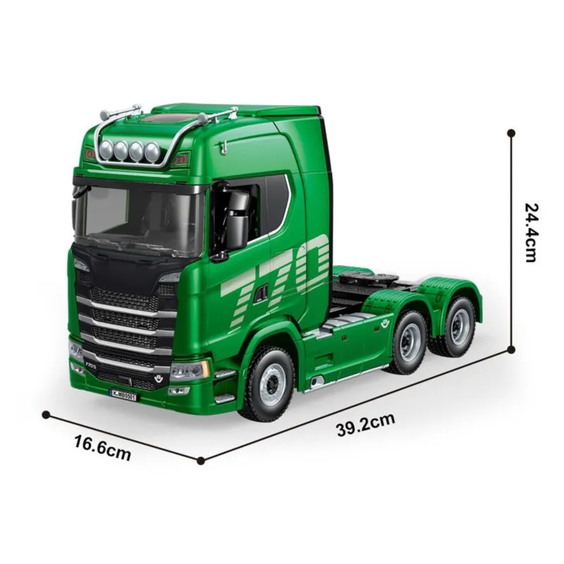 Huina 1/18 770S Sattelkraftwagen RC 6x4 RTR mit Beleuchtung und Ton