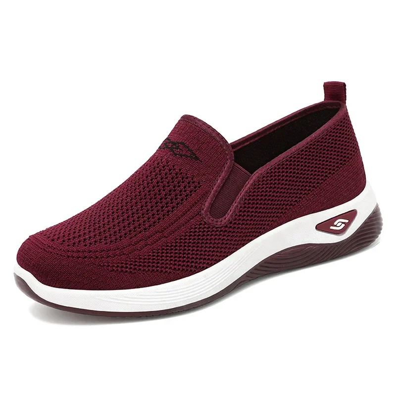 2024 Spring New Women's Cloth Shoes High Quality Women's Sports Flats Loafers Plus Size Walking Flats Women's 6
