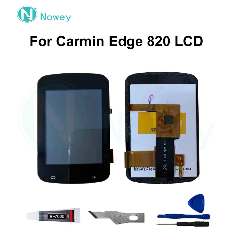 

LCD Display Screen with Touch Screen Digitizer Repair Replacement, Garmin Edge 820, Gps, New
