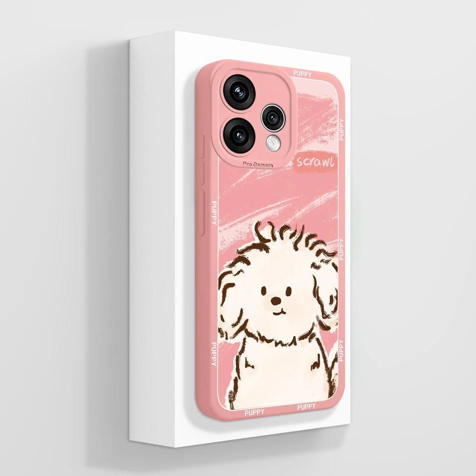 Lovely Cartoon Pattern Soft Silicone Phone Case