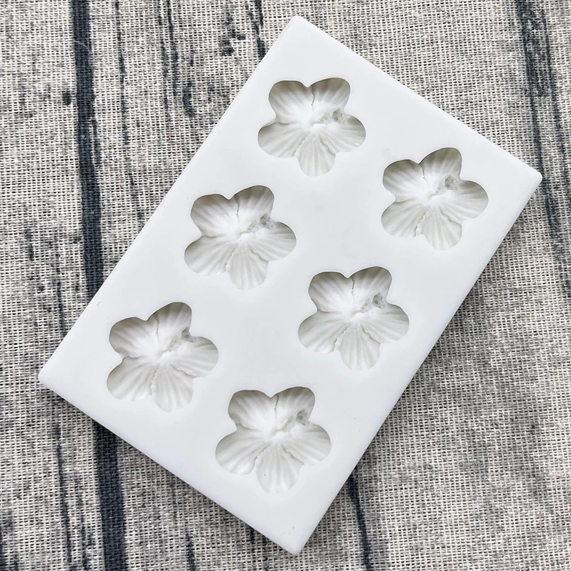 Kamelie Mini Rose Daisy Blume Silikon Sugar Mold Harz Werkzeuge Schokolade Cupcake Backform Fondant Kuchen Dekorieren Werkzeuge – Detail 14