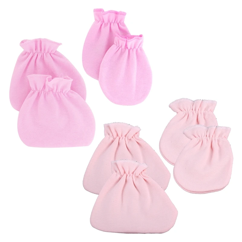 

Soft Cotton Hands Foots Ankle Socks for 0-12 Months Baby Infants Handguard Mitts