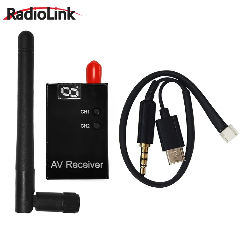 Radiolink EWRF 708R 5.8Ghz 48CH Wireless Audio/Video AV FPV Receiver For RC8X Transmitter Remote Control