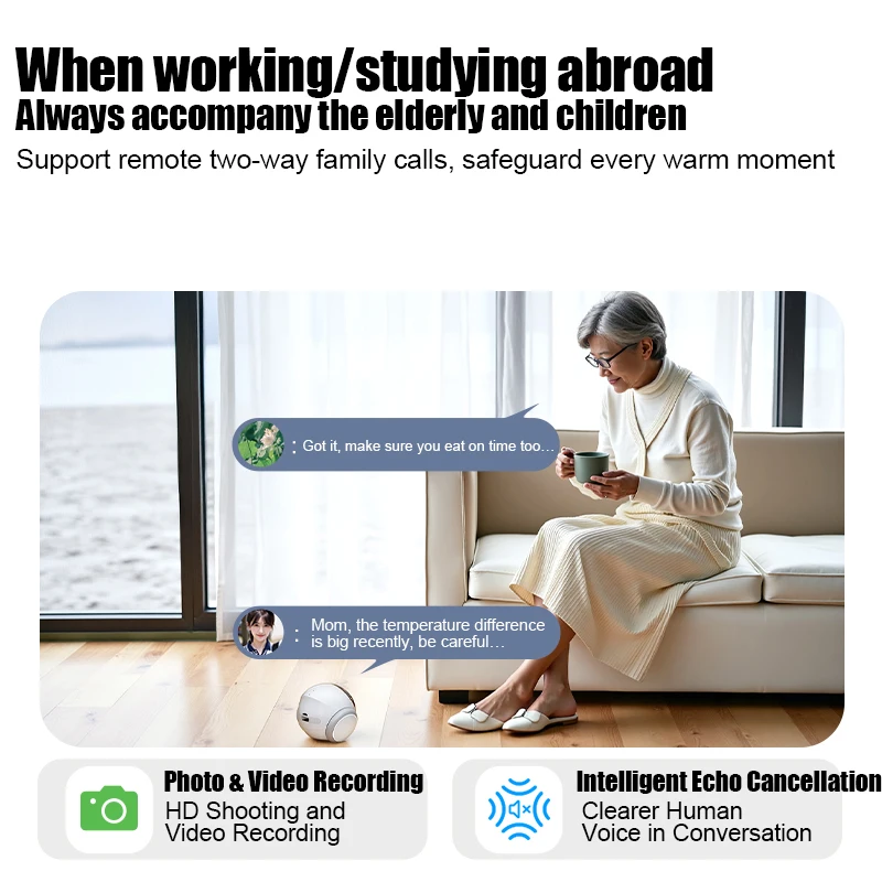 2025Famue Automatic Charging Robot Camera HD 5G WIFI IP Camera Pet Mobile Tracking Night Vision CCTV Remote View TUYA APP Camera 5