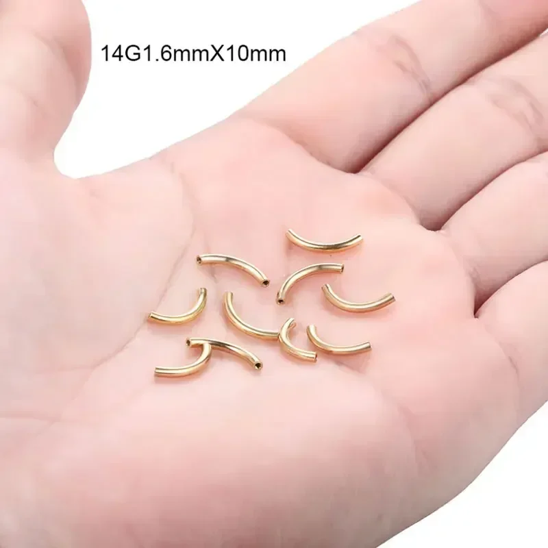 Piercing Jewelry 10 Pcs/Lot ASTM F136 Titanium Internal Thread Brow Piercing Banana Curved Barbell Kit Brow Tragus Lip Ringpe Body Accessories