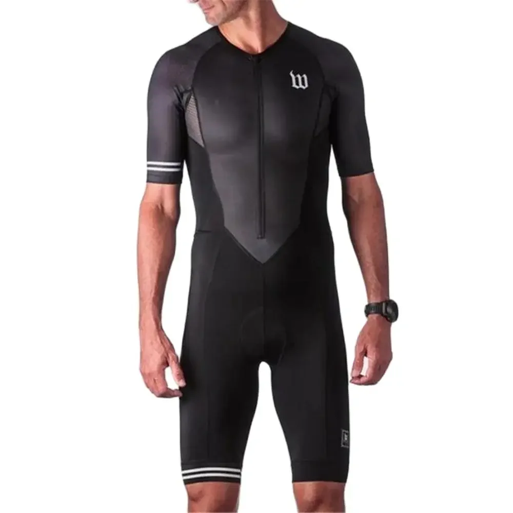 Wattie Ink Triathlon Jersey MTB Clothes Road Team Speed Suit One Piece Jumpsuit Skinsuit Ciclismo Cycling Mens Bicycle Body Set 2