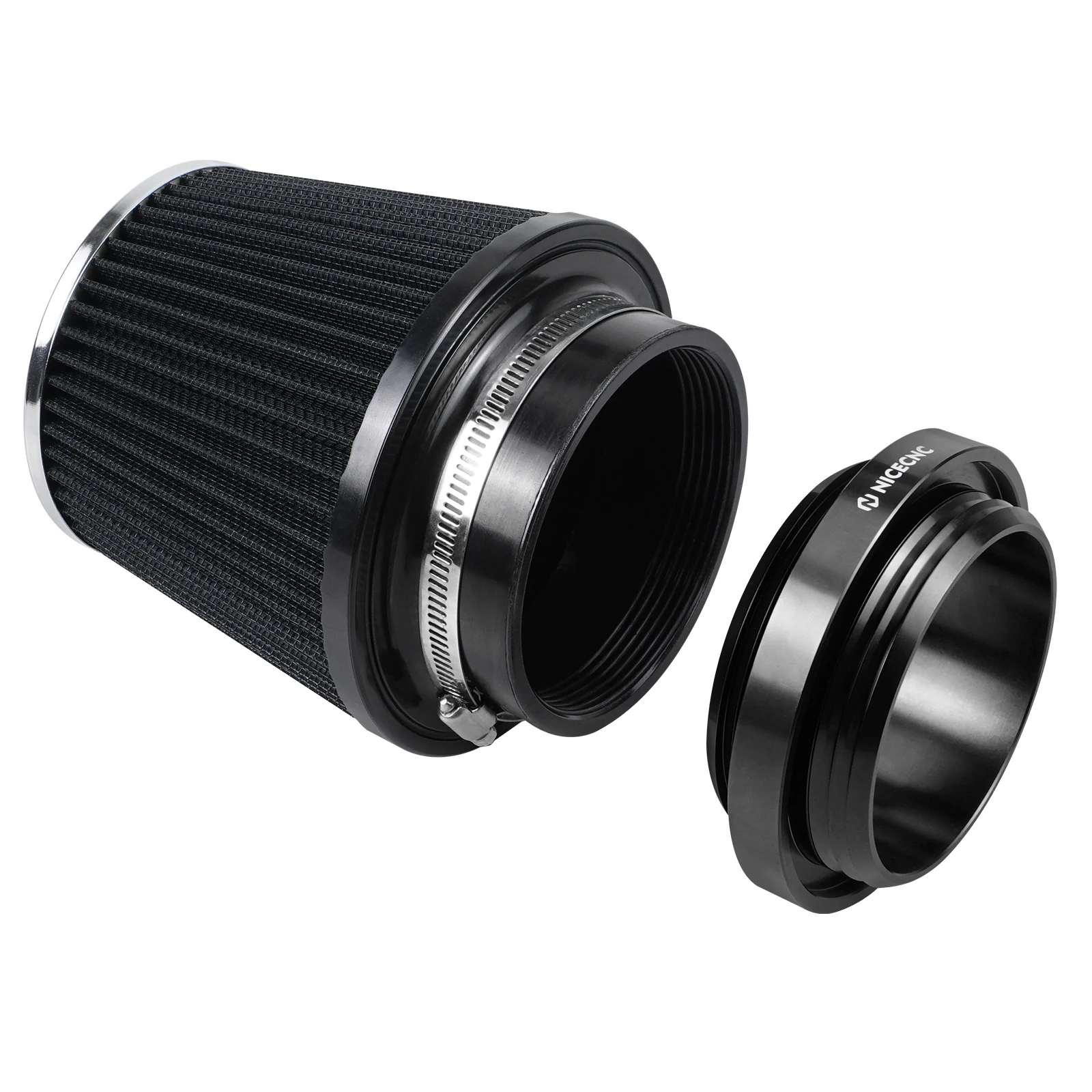 Für Honda TRX450R 2006–2009 Luftfilter-Ansaugsatz ATV TRX450ER 2006–2014 TRX 450R Aluminium mit hohem Luftvolumen 17211-HP1-600 – Detail 13