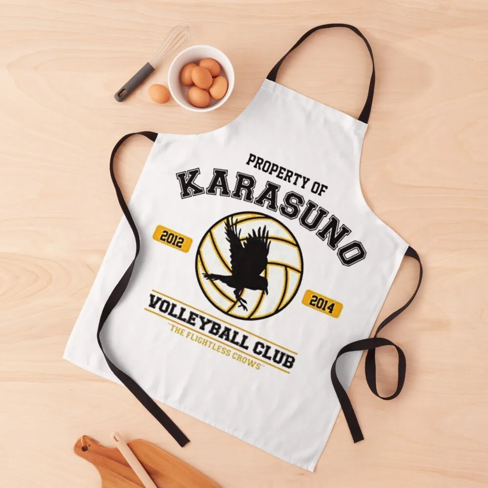 

Property of Karasuno Volleyball Club- Haikyuu Apron Home Supplies Men kitchen kindergarten teacher Cute Kitchen Apron