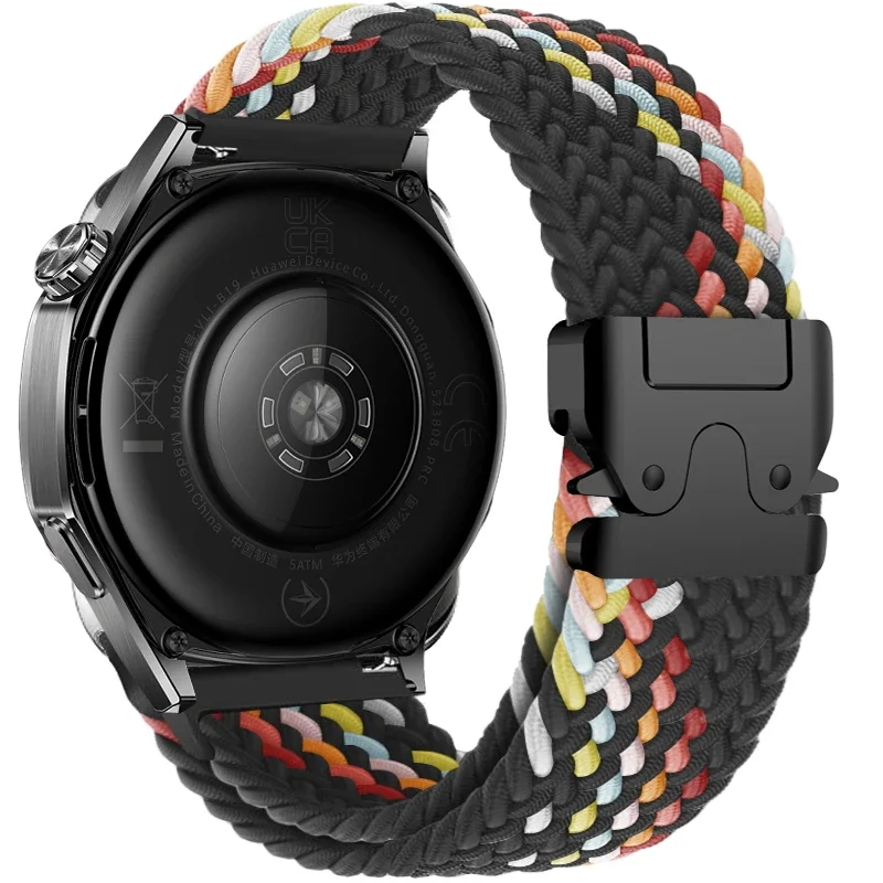 Braided Nylon Loop Strap – Versatile and Stylish Watch Bracelet, 22mm/20mm