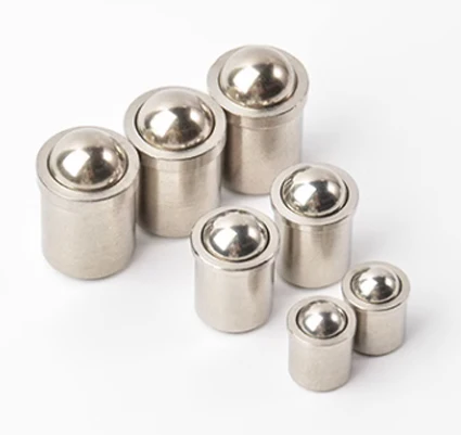 스테인리스 스틸 프레스 인 타입 PFSSN 정밀 터치 비드 탑, 와이어 웨이브 비드 포지셔닝, 고정 용수철 볼 헤드 뚜러뻥, D2  D16