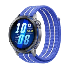 Premium Sport Nylon Loop Bracelet Watch Strap, 20mm/22mm for Galaxy 4 - 4 Classic (Light blue)