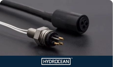 Hydrocea 1000m Depth ROV Open Diy Kit Waterproof Connector male Socket female Cable for Subcon Remote Operated Vehicle 4