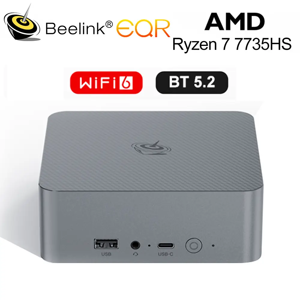 Beelink EQR7 AMD R7 7735HS EQR6 R5 6600U EQR5 R5 5500U Mini PC