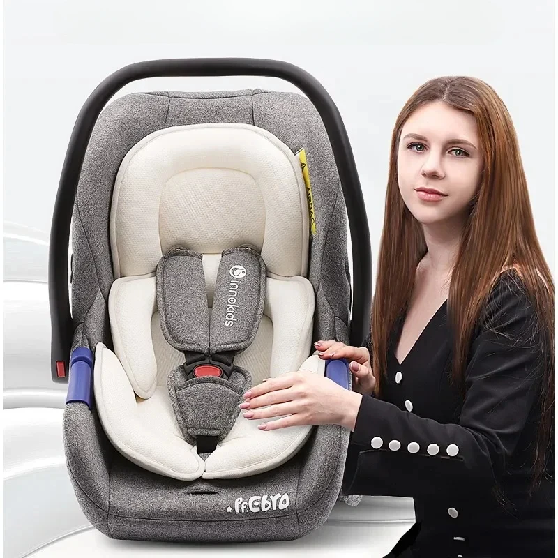 84 Newborn Car Seat Insert-Universal Cushion Pad for Baby Carriers and Strollers, Infant Support Pillow, Soft Infant Cushion.