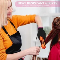 Gants résistants à la chaleur pour coiffure, barbier, gants bloquant la chaleur, lisseur de cheveux réutilisable, gants plats et en fer à friser 6