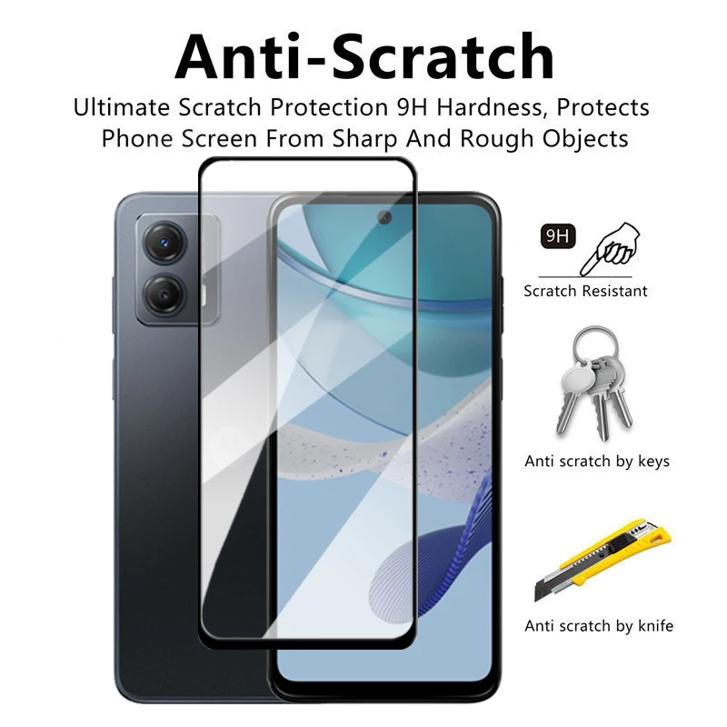 Für Motorola Moto G53 5G Glas Für Moto G84 G54 G34 G14 G73 G53 G23 G13 G20 G30 G100 gehärtetem Glas Volle Abdeckung Screen Protector – Detail 2