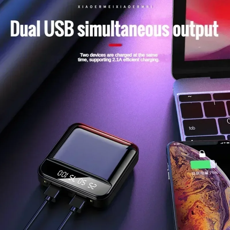 Xiaomi 30000mah Mini Power Bank Super Fast Charge Lights Digital Portable Powerbank External Battery For Iphone Huawei Samsung power bank