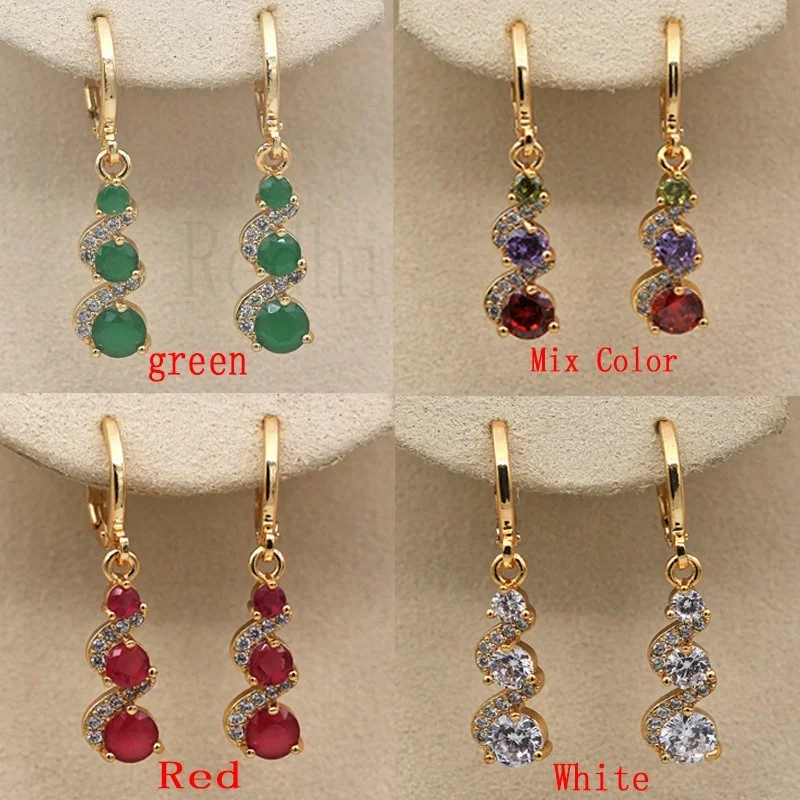 

Simple, Lightweight, Luxurious, Versatile, Brilliant Zircon Earrings, Sophisticated, Long Zircon Inlaid Drop Earrings