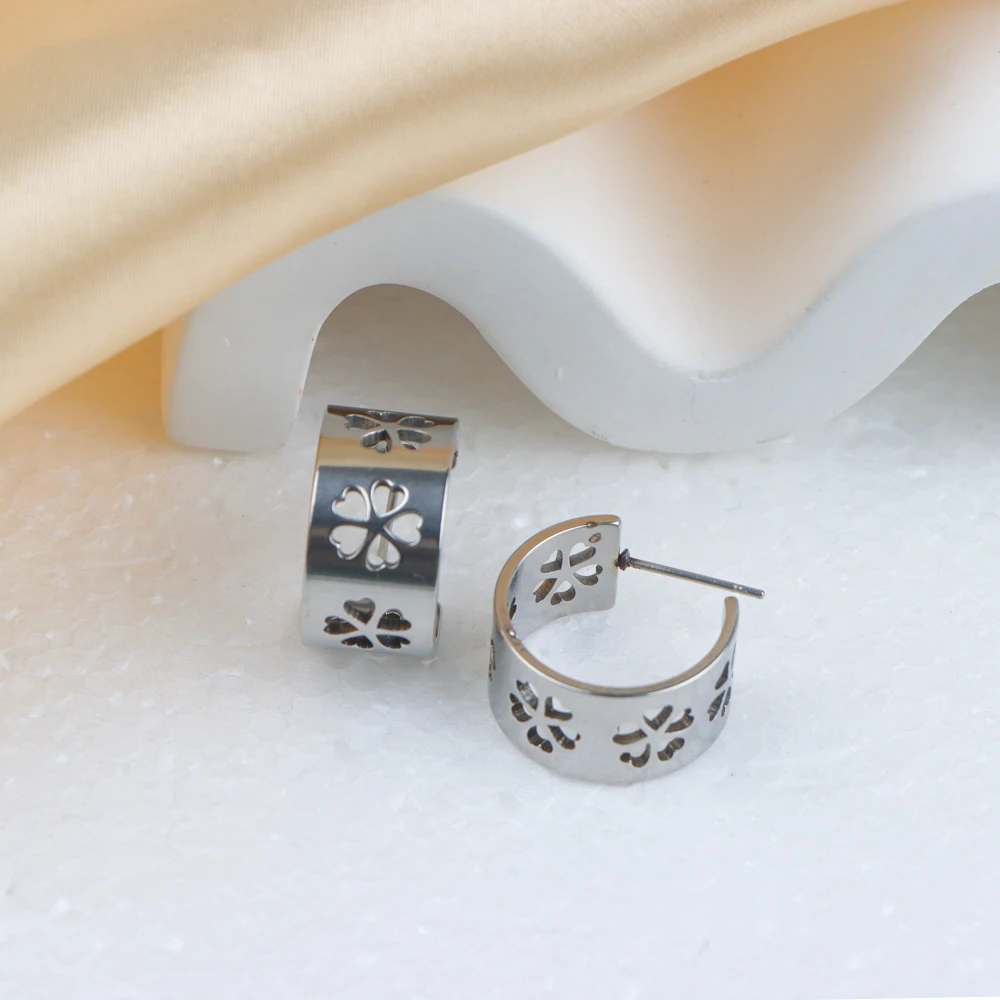 10/20Pairs Hip Hop Ohrringe Edelstahl Schmetterling Anhänger Ohrringe Männer Frauen Geometrische Hängende Ohrring Schmuck – Detail 17