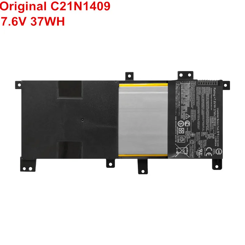 

7.6V 37WH Original C21N1409 Laptop Battery Notebook For ASUS VM490 VM490L V455 V455L V455LB K455LB K455LN R454LN R455LB F430LB