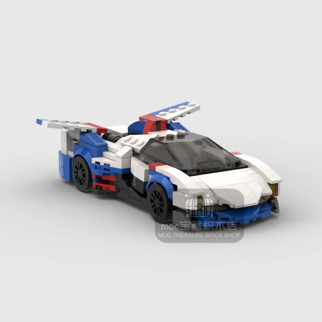 Moc The Asrada Gsx Equation Racing Sports Car Vehicle Speed Champion Racer Building Blocks Brick Creative Garage Toys For Boys