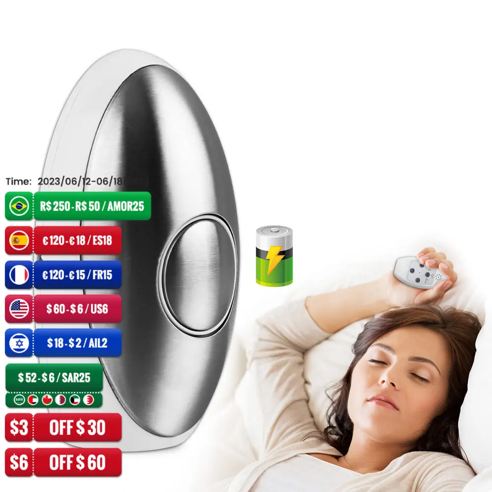 Usb Rechargeable Insomnia Relief Microcurrent Sleeping Aid Pulse Ems