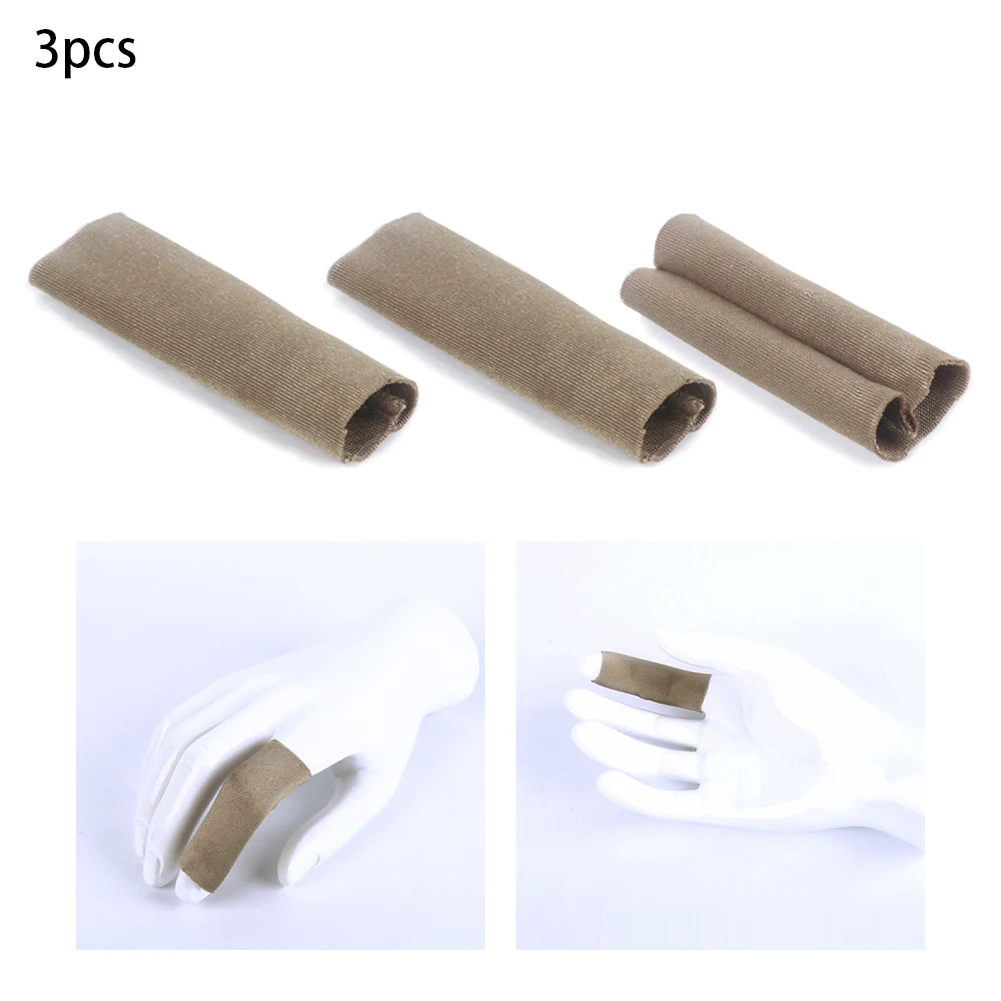 Finger Protectors Sleeve Nylon Elastic 3pcs Finger Protectors Sleeve Cot Fly Fishing Line Stripping Guard Line Cleaner