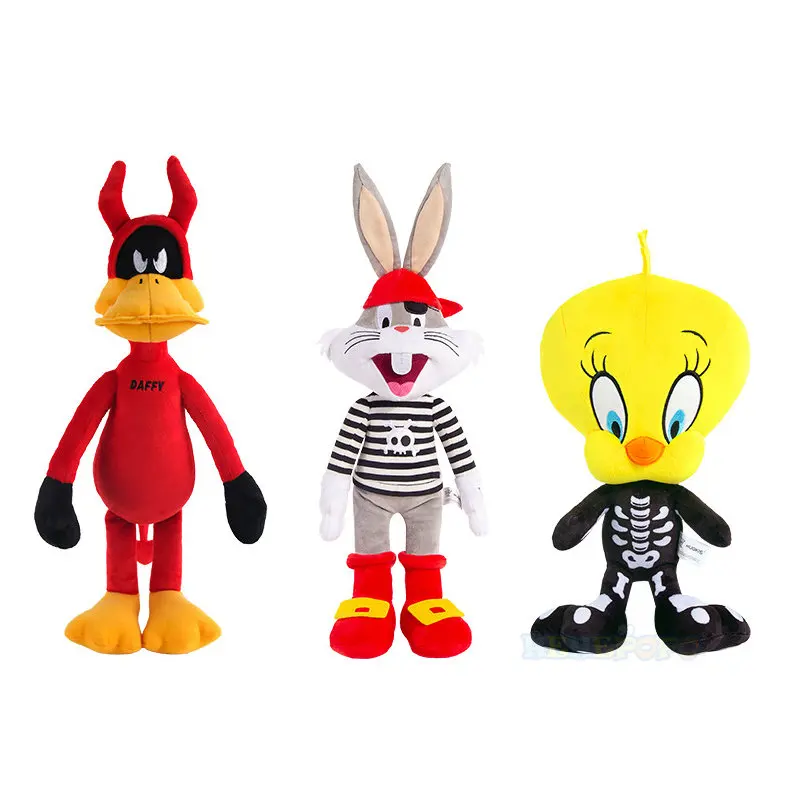 Spedizione Gratuita Originale Looney Tunes Bugs Bunny Peluche Tweety Bird Ola Bunny Daffy Duck Cartoon Plushies Peluche Bambola Giocattoli