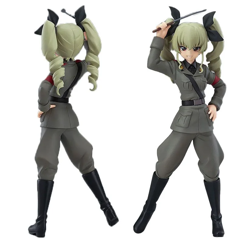 

Max Factory FigFIX Figma 005 ANCHOVY GIRLS Und PANZER Female Soldier Anime Figure Model Collecile Action Toys