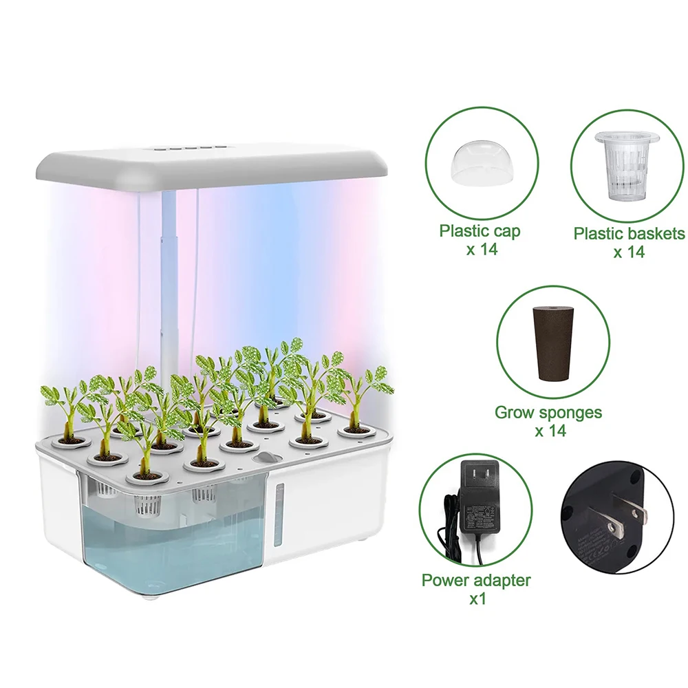 Tuya Wifi Hydoponics Growing System con LED Grow Light pompa automatica Smart Indoor sistema di giardinaggio Herb Garden Kit fioriera per la casa