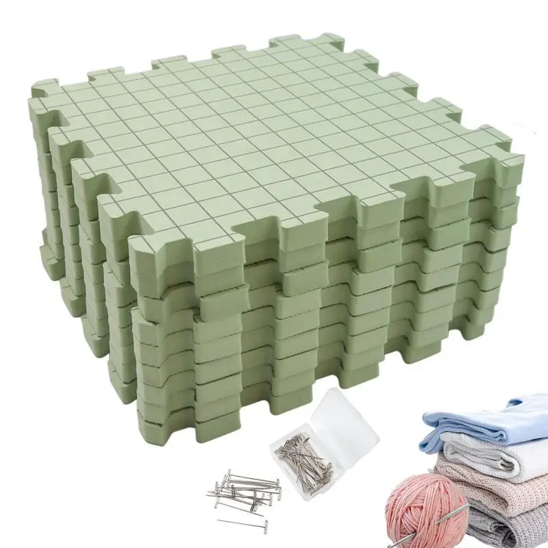 9PcsFoamBlockingBoardUltraThickFoamKnittingBlockMatPortable