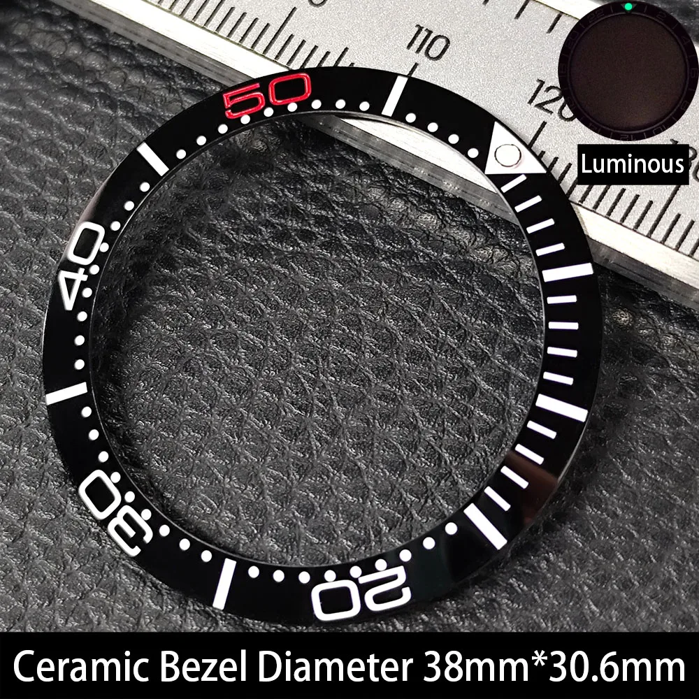 Elegant 38mm Ceramic Bezel Insert