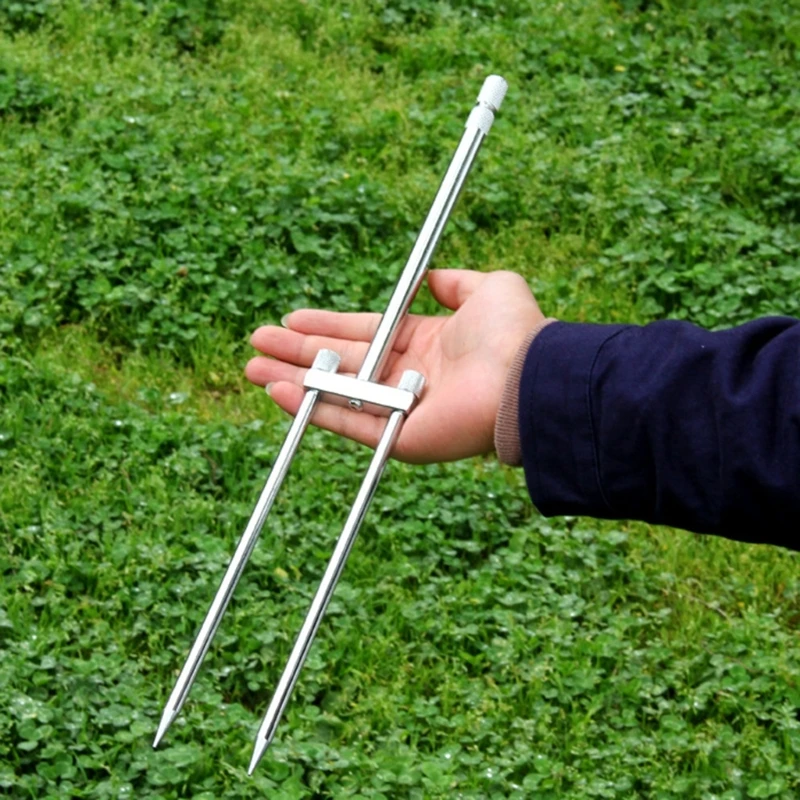 Stainless Steel Fishings Rod Holder 360Degree Adjustable Fixed Rack Fishings Poles Stand Equipment for Ground and Beach