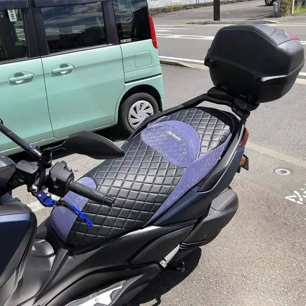 Motorcycle Accessories Leather Seat Cushion Cover Insulation Seat Cover Protector For YAMAHA XMAX 300 125 250 400 X-MAX XMAX300 motorcycle seat covers