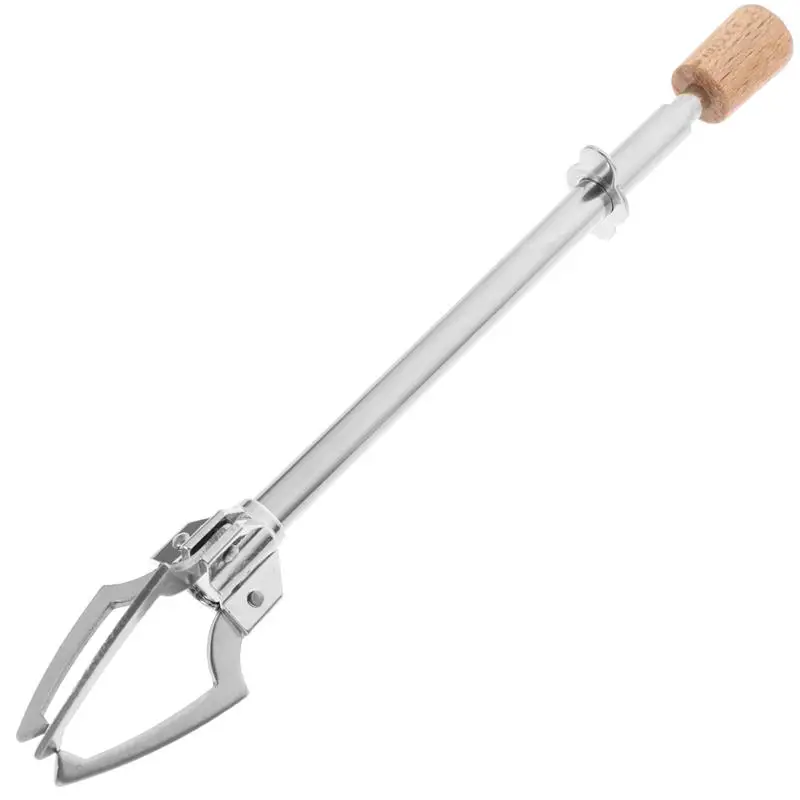 Stainless Steel Multifunctional Ice Clip 1pc Clap Food Tong Triangle Shape Design Triangle Grab Food Ice Holder Suitable For Bar food tongs