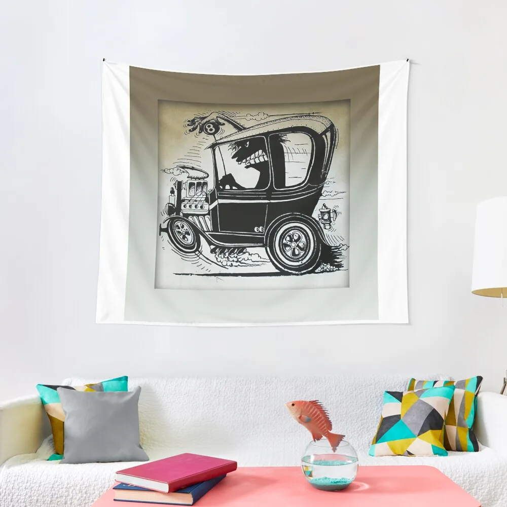 

Classic Rat Fink Tapestry Home Decorating Wall Carpet Tapestry