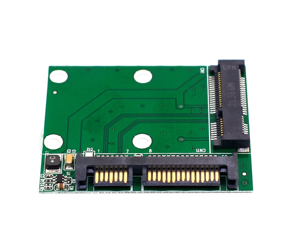 TISHRIC MSATA SSD zu 2,5 SATA Adapter Mini PCI SSD Konverter Riser-Kartenmodul für PC Laptop Erweiterungskarte bis zu 6 Gbit/s – Detail 11