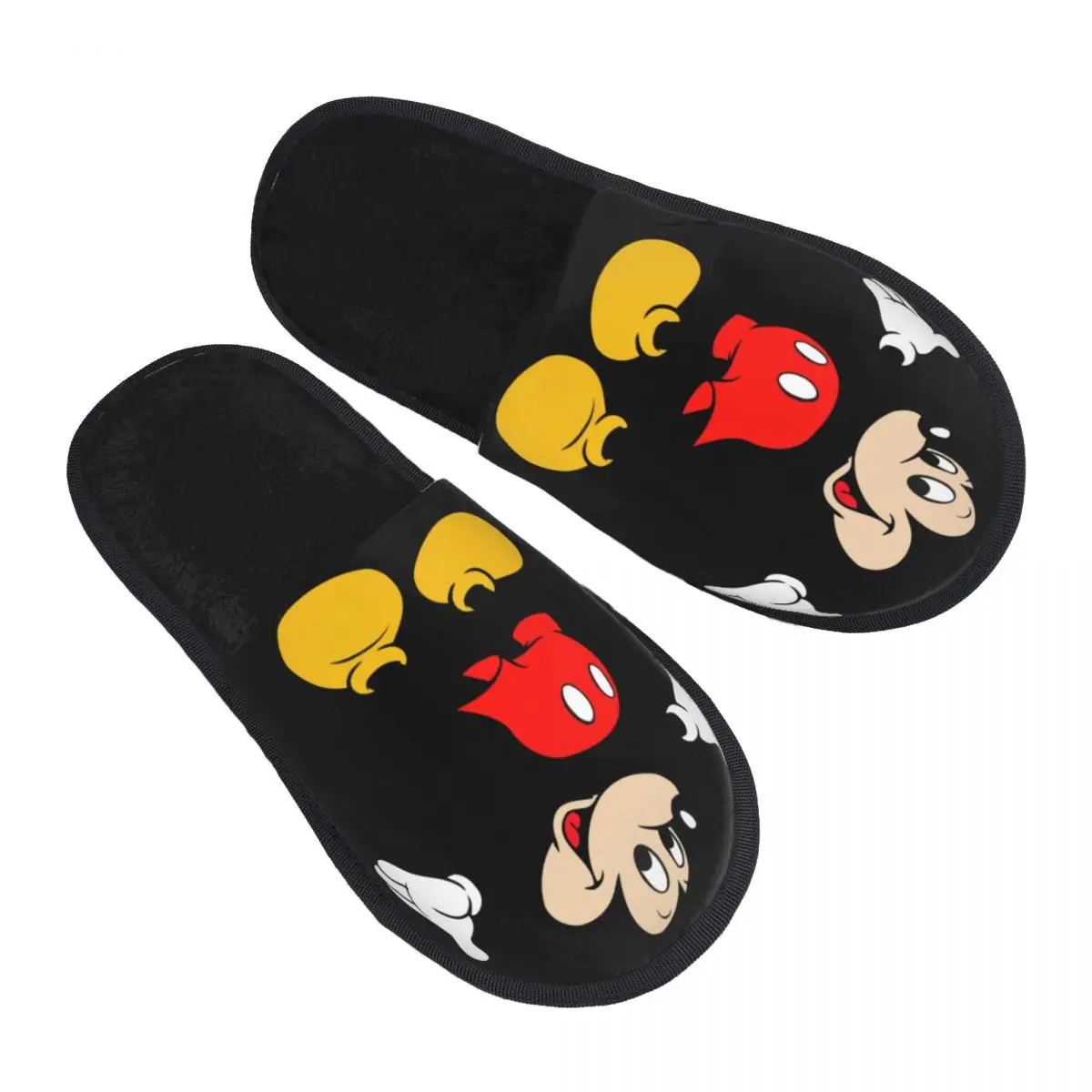 Mickey Mouse Cartoon Animation Tv Cozy Scuff With Memory Foam Slippers ...